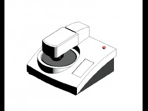 연삭 및 연마 기계 Tegramin-20 Revit 3D 모델