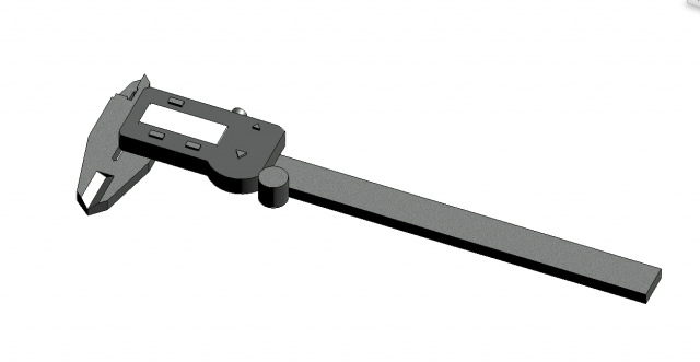 Caliper Megeon 150mm Revit 3Dモデル .c4d .max .obj .3ds .fbx .stl .blend 
