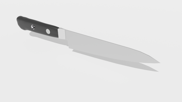 Knife 3D Модель .c4d .max .obj .3ds .fbx .stl .blend 