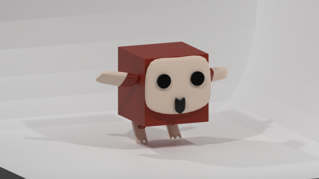 Sova lowpoly Model 3D .c4d .max .obj .3ds .fbx .stl .blend 