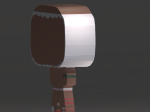Cokke Fortnite Skin low poly 3D Модель