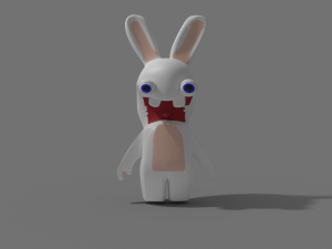 Rabid rabbit cartoon Mad Rabbit 3D Модель
