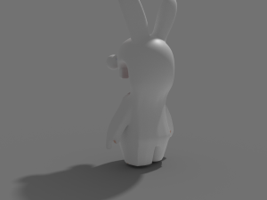 Rabid rabbit cartoon Mad Rabbit 3D Модель