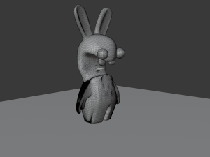 Rabid rabbit cartoon Mad Rabbit 3D Модель