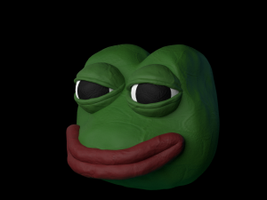Plastic model of the Pepe meme Modelo 3D