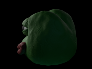 Plastic model of the Pepe meme Modelo 3D