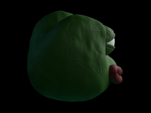 Plastic model of the Pepe meme Modelo 3D