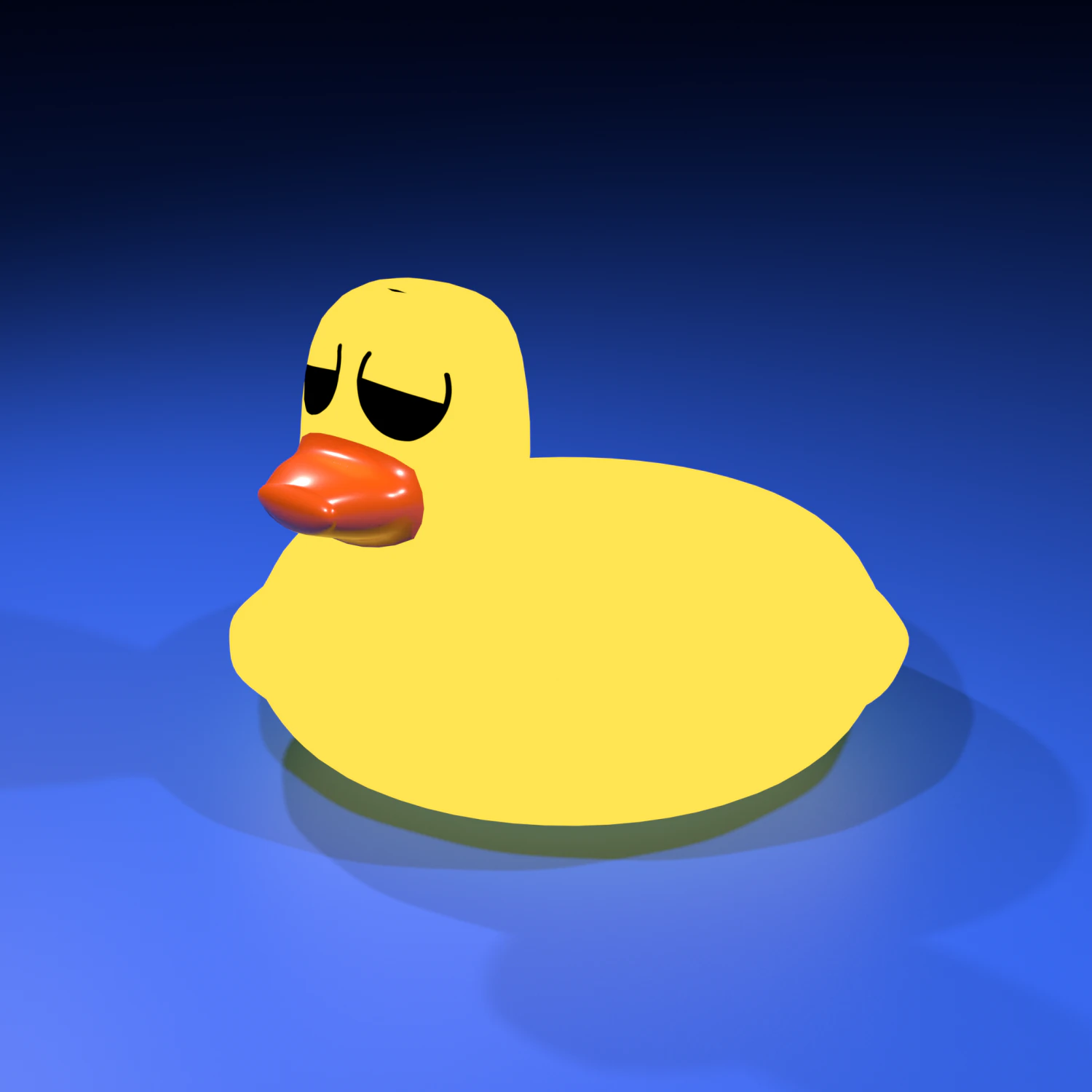 Inflatable duck for pools and beaches 3D Model .c4d .max .obj .3ds .fbx .stl .blend 
