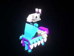 Lego plastic llama fortnite evento y colaboraci&oacute;n Fortnite x Lego Modelo 3D