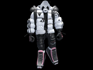 Panda o birra per frullatore 32 Modello 3D