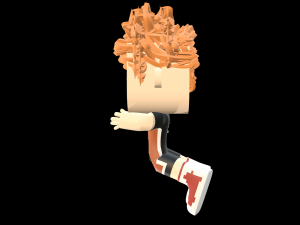 Shoyo Hinata funko pop made in blender 32 3D मॉडल