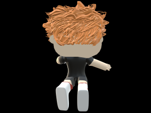 Shoyo Hinata funko pop made in blender 32 3D मॉडल