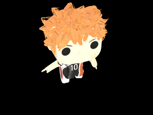 Shoyo Hinata funko pop made in blender 32 3D मॉडल