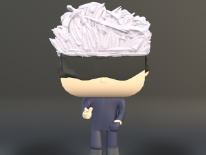 Satoru Gojo Funko pop 3D Модель