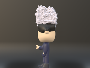 Satoru Gojo Funko pop 3D Model