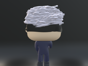 Satoru Gojo Funko pop 3D Model
