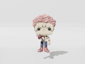 Sukuna on jujutsu kaisen funko pop 3D Model