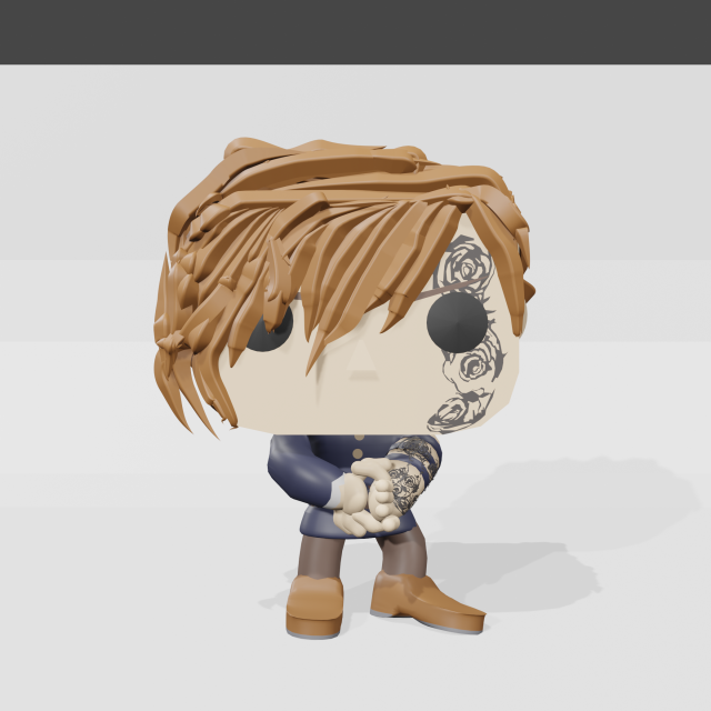 Nobara on jujutsu kaisen funko pop 3Dモデル .c4d .max .obj .3ds .fbx .stl .blend 