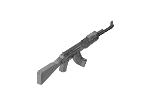 AK-47 Slate 3D Model