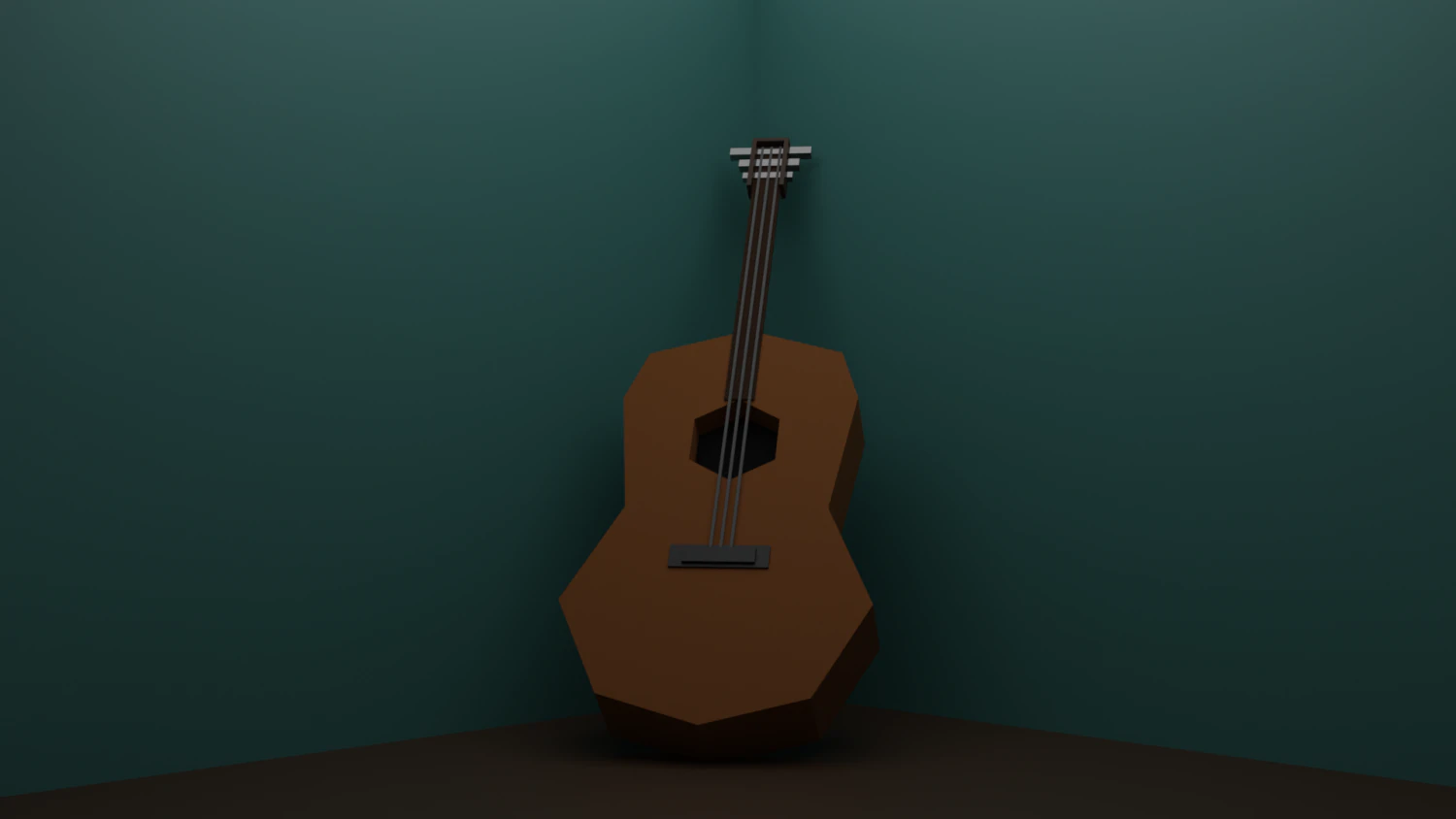 Gitary music 3D Model .c4d .max .obj .3ds .fbx .stl .blend 