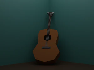 吉塔里音乐 3D 模型