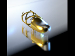 Greed ring 3D Model