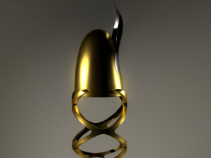 Greed ring 3D Model