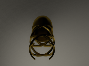 Greed ring 3D Model