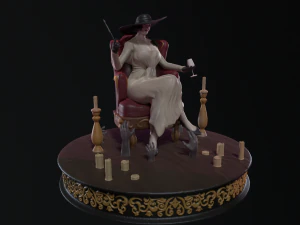 Lady Dimitrescu - Resident evil 3D Model