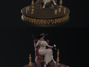 Lady Dimitrescu - Resident evil 3D Model