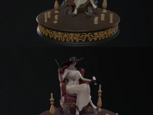 Lady Dimitrescu - Resident evil 3D Model