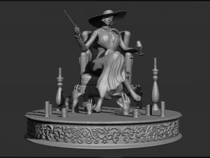 Lady Dimitrescu - Resident evil 3D Model