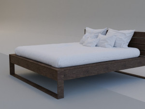 Bed Model 3D Model