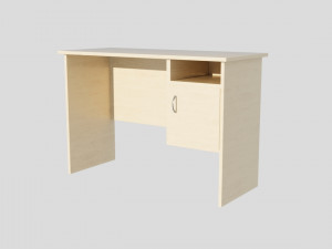 Table with closet 3D 模型