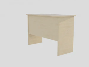 Table with closet 3D Model