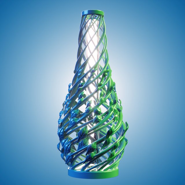 The Modern Vase 3D Modell .c4d .max .obj .3ds .fbx .stl .blend 