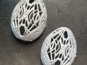 Easter egg in modern style 3D print model Model do druku 3D