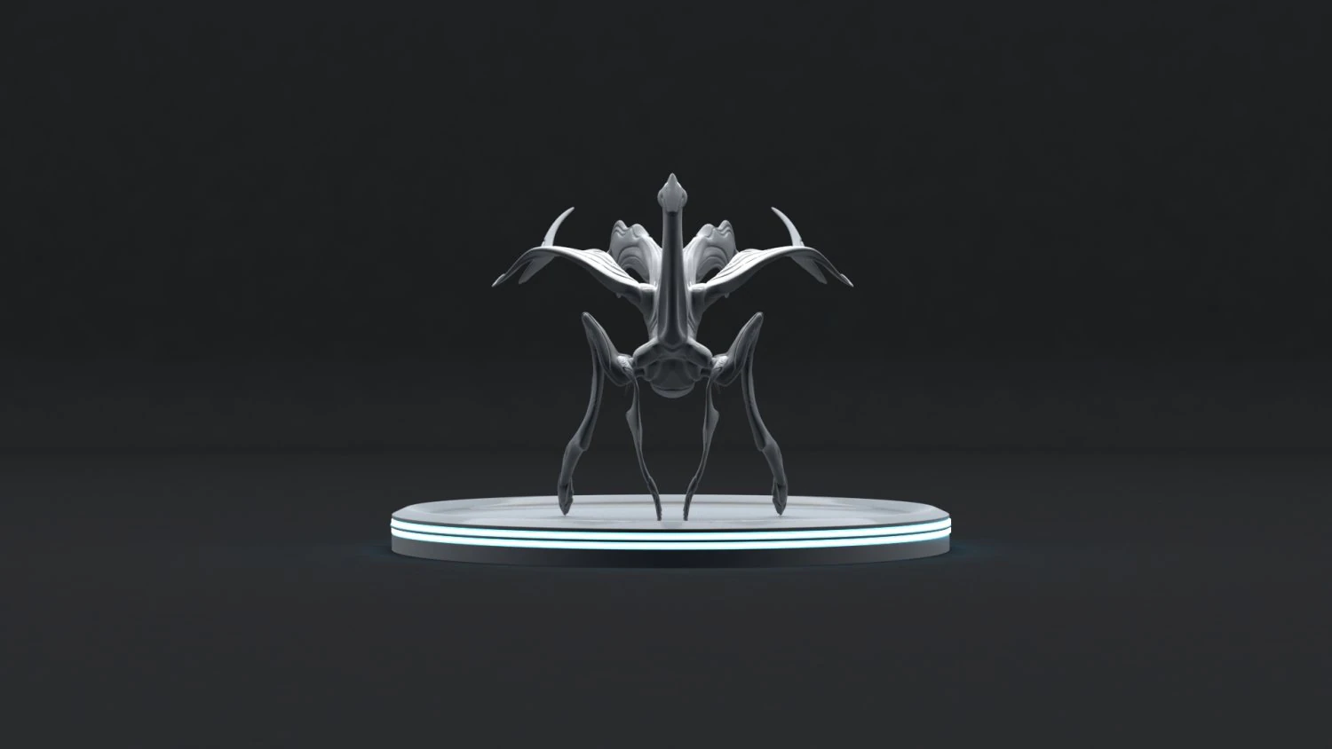 Dragon insect 3D Print Model .c4d .max .obj .3ds .fbx .stl .blend 