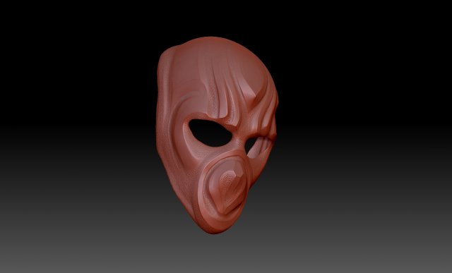 MASK SPACE DEMON Model Cetak 3D .c4d .max .obj .3ds .fbx .stl .blend