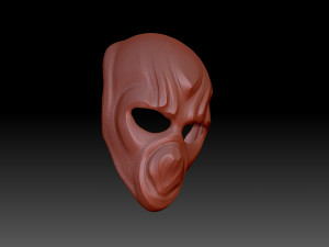 MASK SPACE DEMON Model Cetak 3D