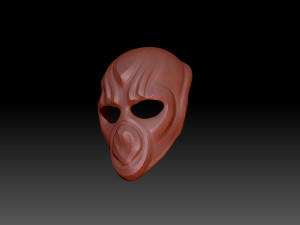 MASK SPACE DEMON Model Cetak 3D