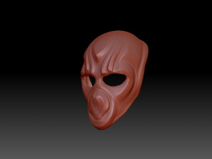 MASK SPACE DEMON Model Cetak 3D