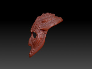 Mask monster space 3Dプリントモデル