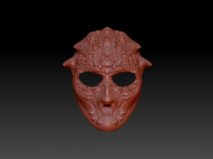 Mask monster space Model Cetak 3D