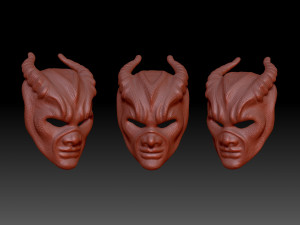 HORN MASK 3D 打印模型