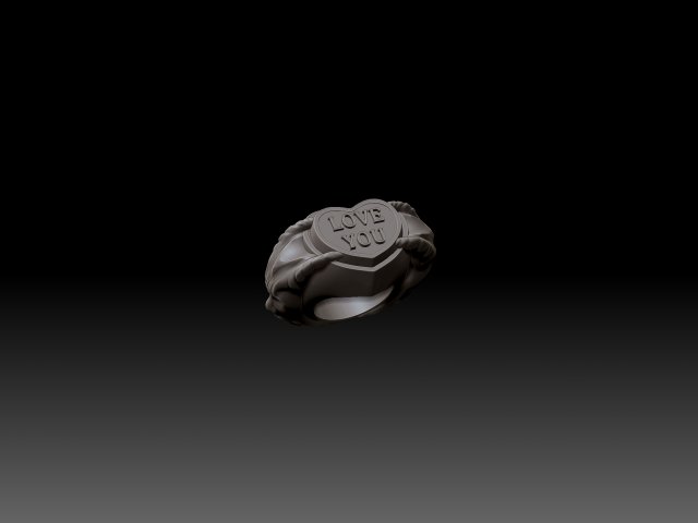 Love you 3D Baskı Modeli .c4d .max .obj .3ds .fbx .stl .blend 