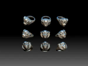 Ring cat 3D Print Model