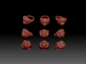Ring cat 3D Print Model