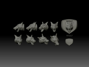 Wolf 3D Baskı Modeli