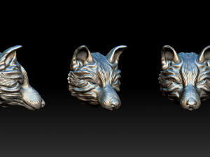 FOX AMULET 3Dプリントモデル